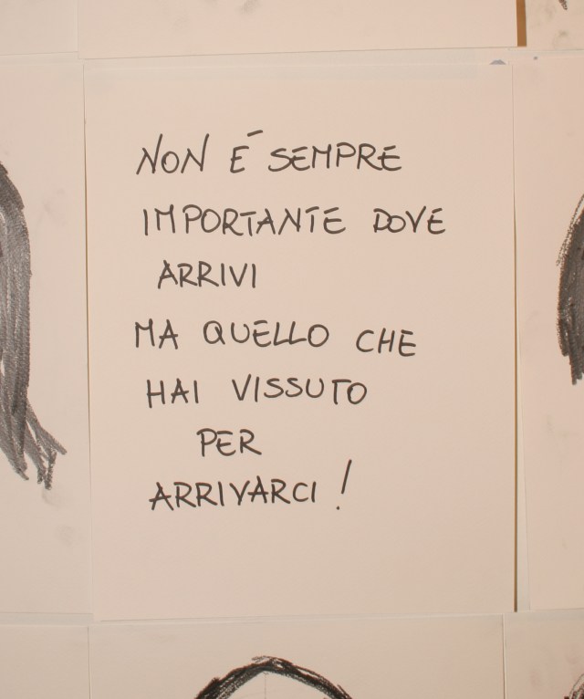 Contribution to ‘I Want To Tell You’ in Italian